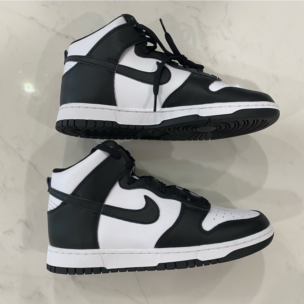 Nike Dunk Hi retro Pandas sz 10 DS - Picture 5 of 16